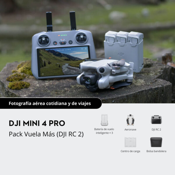 DJI Mini 4 Pro Fly More Combo (DJI RC2) - Imagen 4