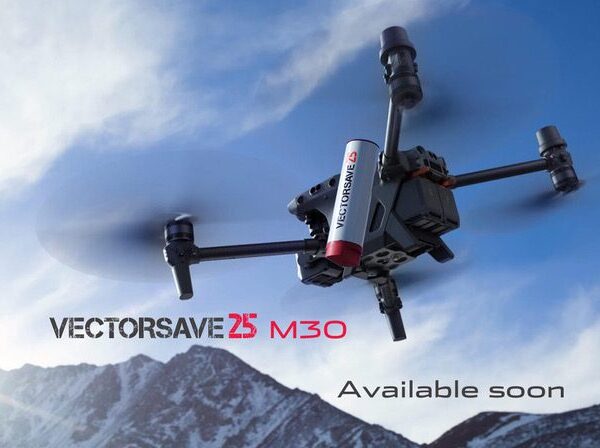 Paracaídas VectorSave 25 para dron DJI Matrice M30 y M30T