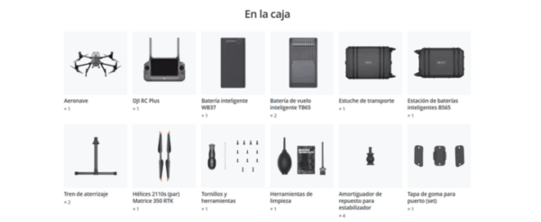 DJI MATRICE 350 RTK PAQUETE PLUS - Imagen 3