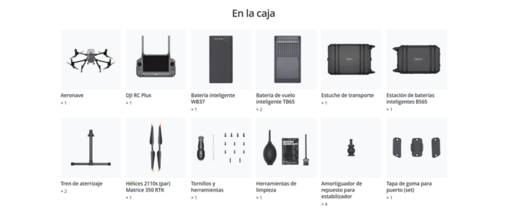 DJI MATRICE 350 RTK PAQUETE BASICO - Imagen 3