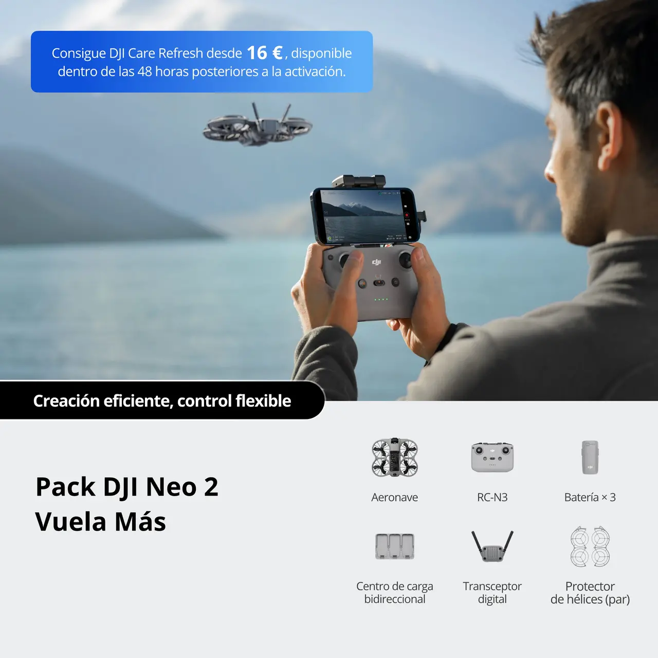 DJI NEO 2 Pack Vuela Más